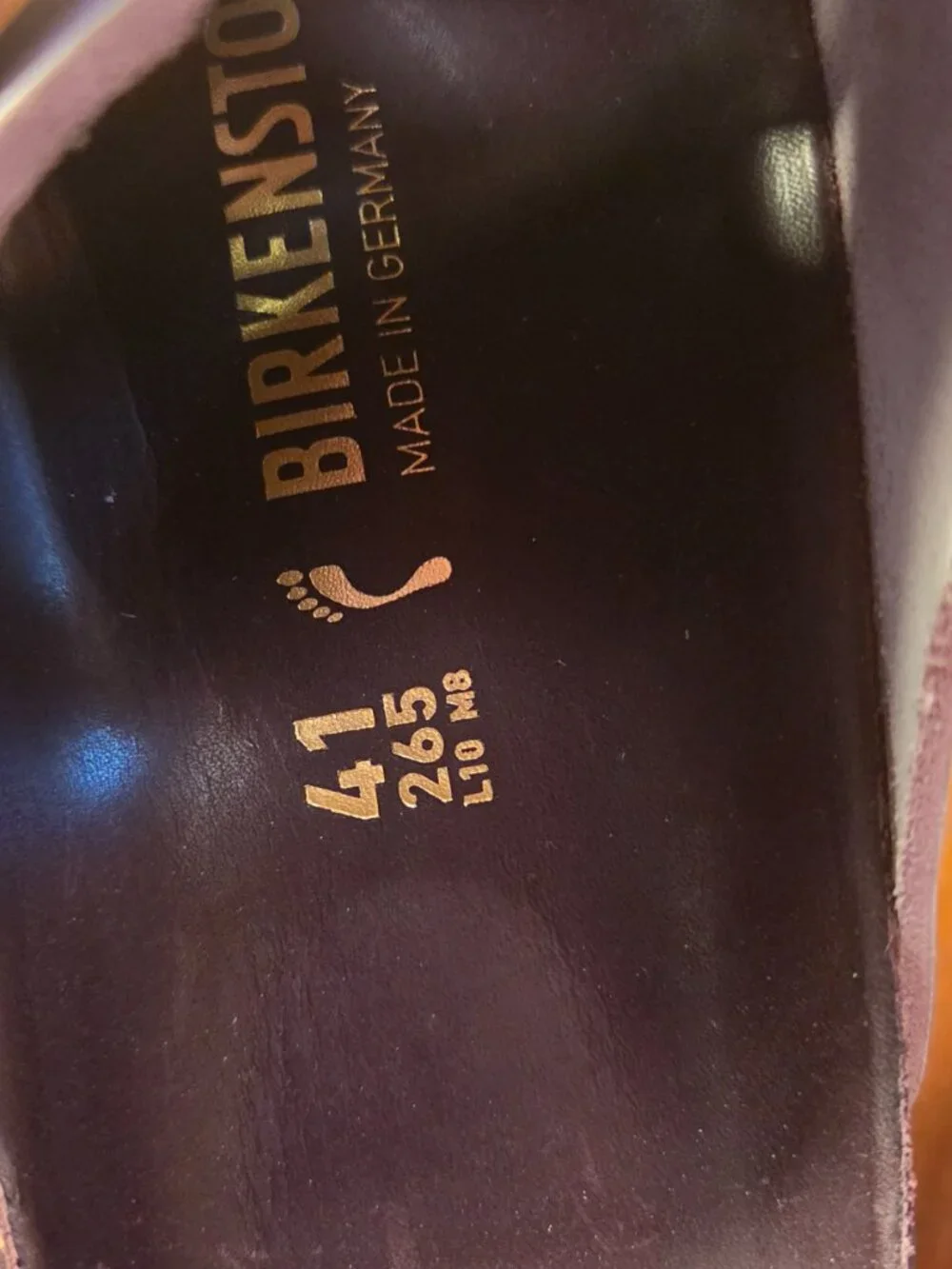 Birkenstock Arizona Big Buckle Suede Sandals Lilac NWT